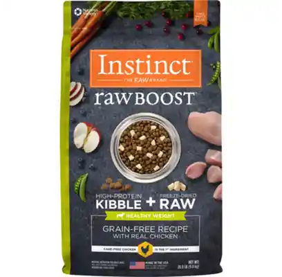 Instinct Raw Boost Wt Adlt Gf Chkn Nat 20-lb