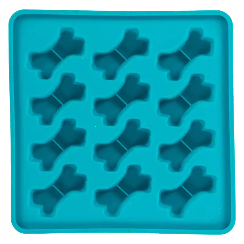 Messy Mutts Silicone Framed Treat Maker Mold Blue