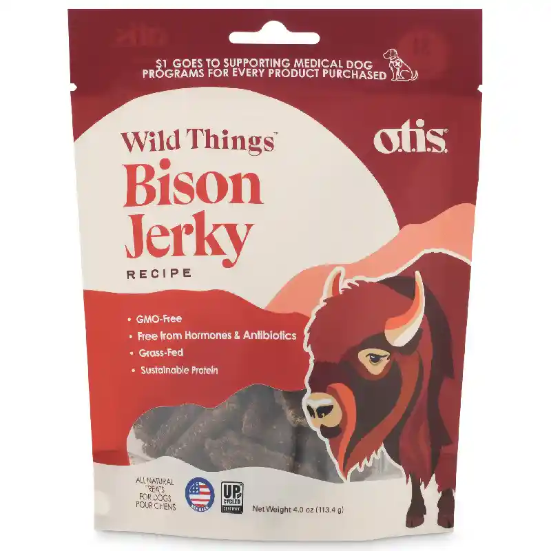 Wild Things Jerky Bison 4oz Otis 6/cs