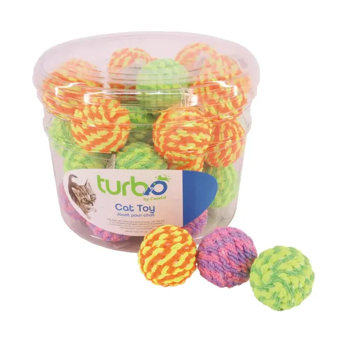 Turbo Cat Toy Rattle Balls 1.75"