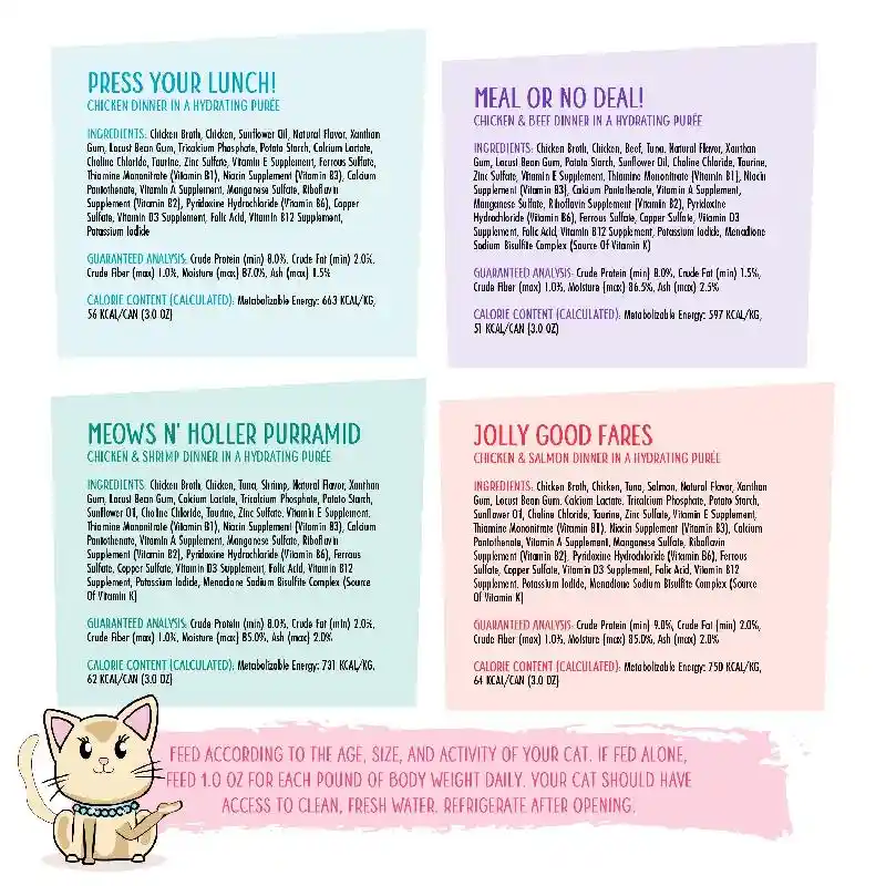 Weruva Cat Can 3 Oz Rudi's Recipe Variety 12/tr