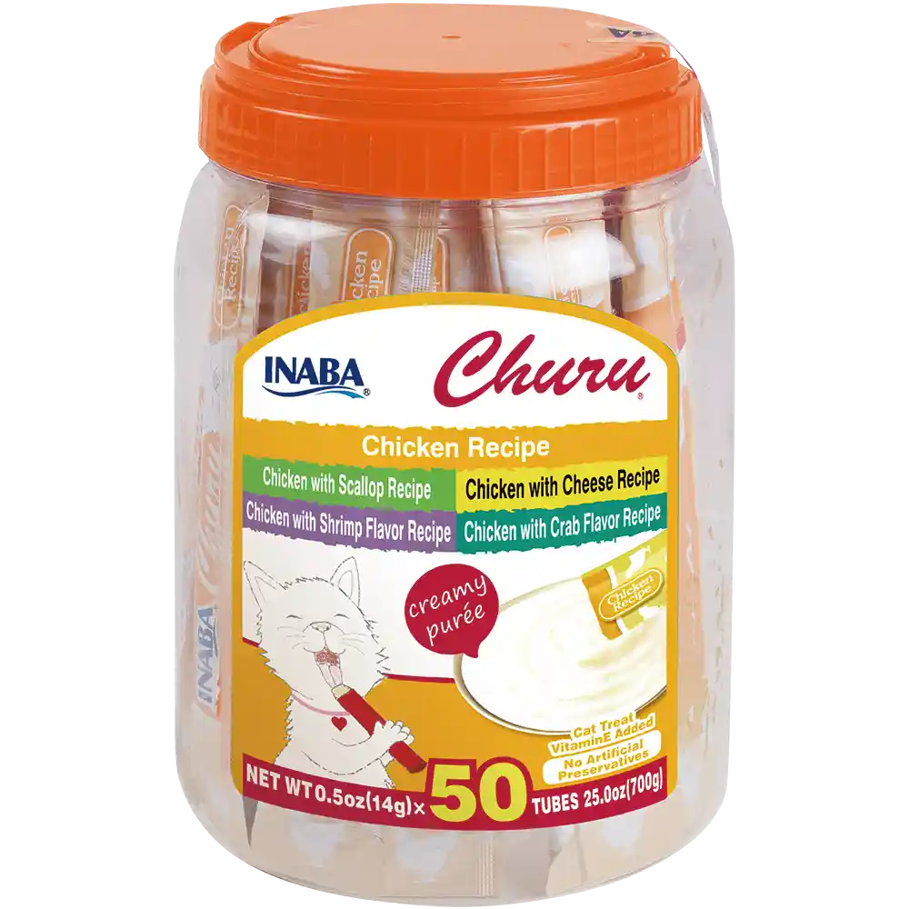 Inaba Ciao Cat Churu Purees Chicken 50 Count