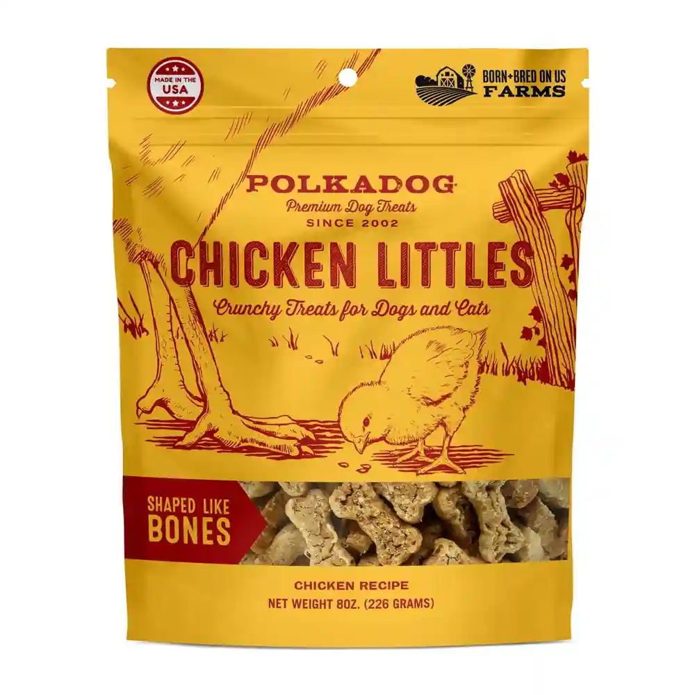 Chicken Littles – Bone Shaped Chicken Dog Treats 8-oz
