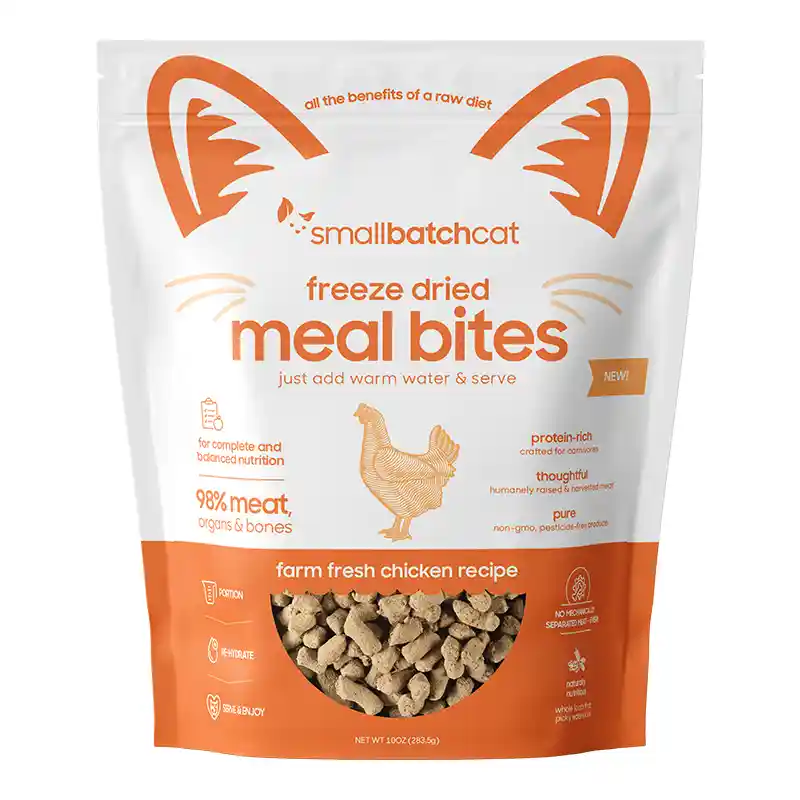 Small Batch Cat FD Mealbites Chicken 10oz