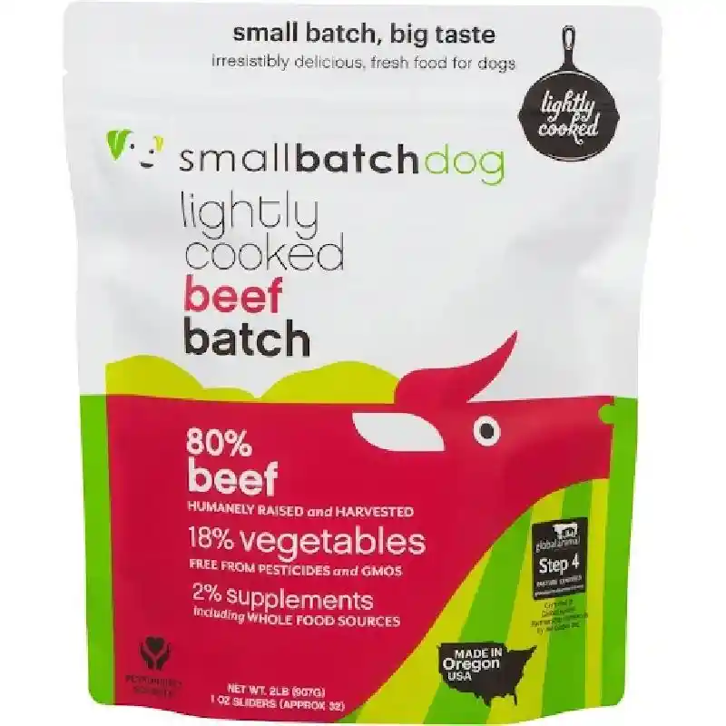 Smallbatch Dog Frozen Lightly Cooked Beef 2 Lb
