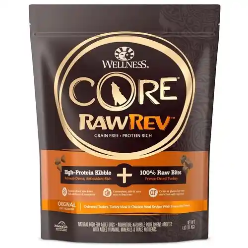 Wellness Core Dog Raw Rev Chicken/Turkey 4#