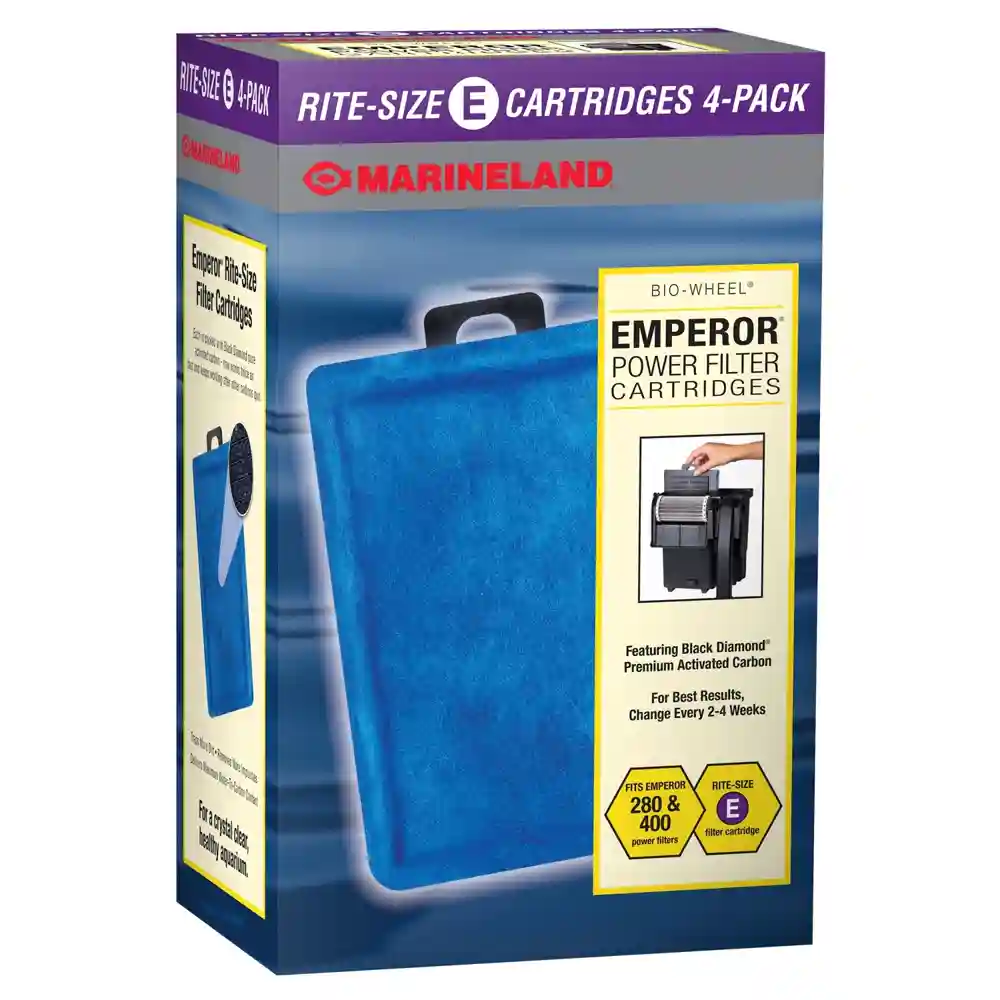 Marineland Rite-size E Cartridge 4 Pack
