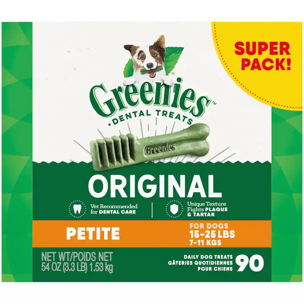 Original Petite Dental Care Dog Treats - 27-oz Car