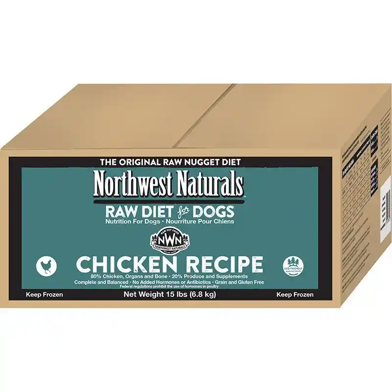 Northwest Naturals Dog FRZ Nugget Chicken Bulk 15#