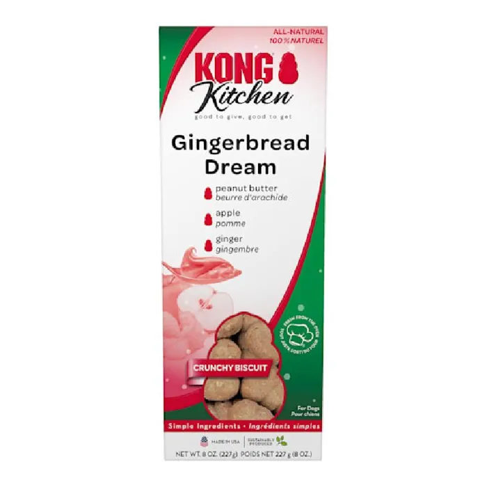 8 Oz. Holiday Kong Kitchen Crunchy Gingerbread Dre