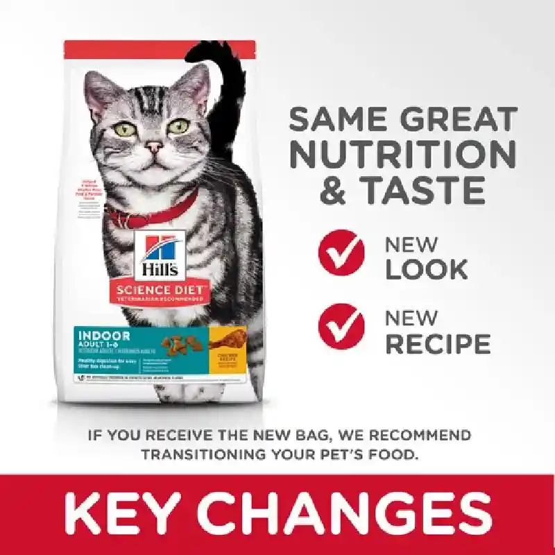 Adult Indoor Chicken Recipe Dry Cat Food 3.5-lb