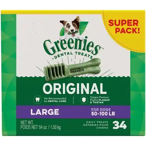 Original Dental Care Lg Dog Treats - 1.69lb Carton