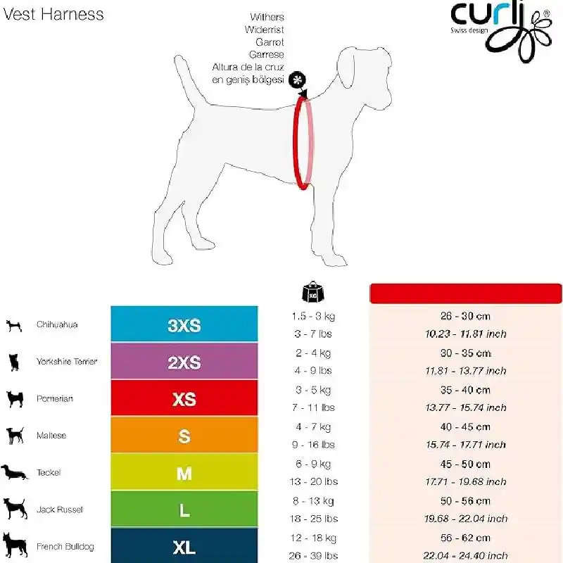 Curli Clasp Vest Hrns Fuchs Xl