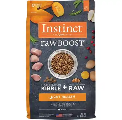 Instinct Dog Raw Boost GF Chicken Skin/Coat 18#