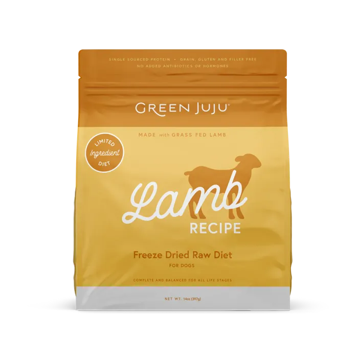 Green Juju Dog Limited Ingredient Diet Lamb Fd 14oz 4=cs