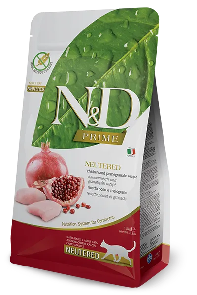 Farmina Cat N&D Neutered Chicken Pomegranate 3.3#