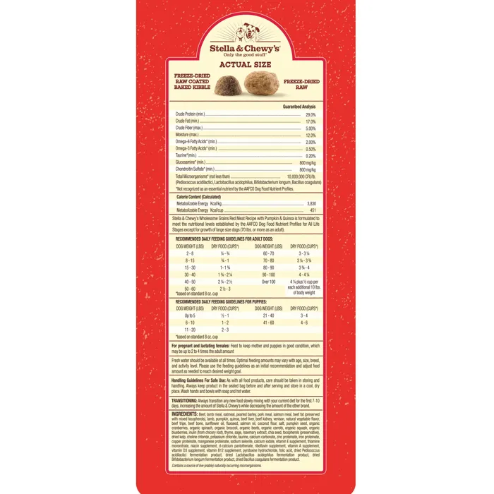 Stella & Chewy's Raw Blend WG Beef 3.5#