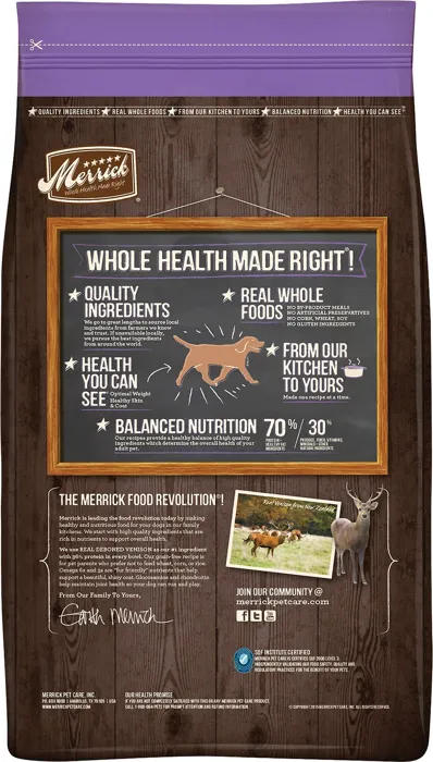 Gf Real Venison + Chickpeas Dog Food 22-lb