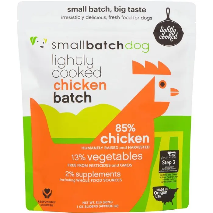 Small Batch Dog Lightly Cooked Chicken Sliders 2#
