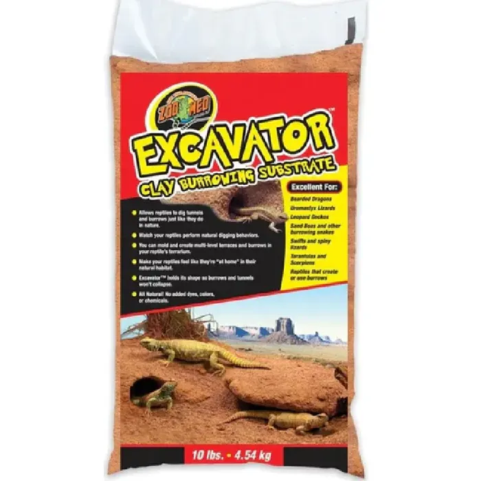 Zoomed Excavator Clay Burrowing Substrate 10 Lbs