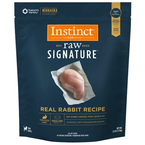 Nature's Variety Raw Frozen Rabbit Medallion 3 Lb