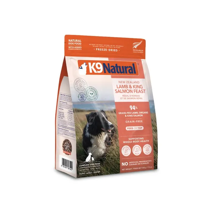 K9 Naturals FD Dog Lamb/Salmon 17.6oz
