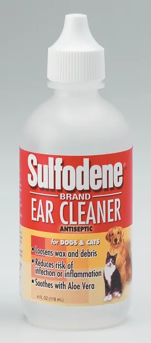 Sulfodene Ear Cleaner For Dogs & Cats 4oz