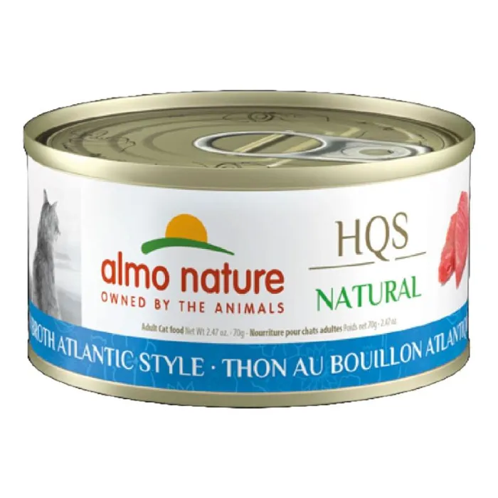 Almo Nature Cat Hqs Natural Tuna In Broth 2.47oz