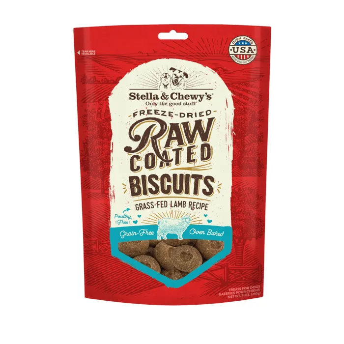 Stella & Chewy's Raw Coated Biscuit Lamb 9oz