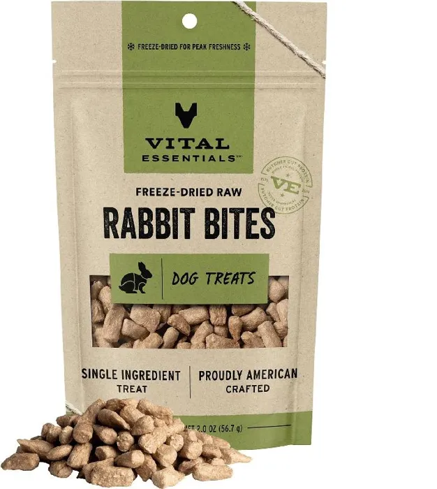 Freeze-dried Rabbit Bites - 5oz