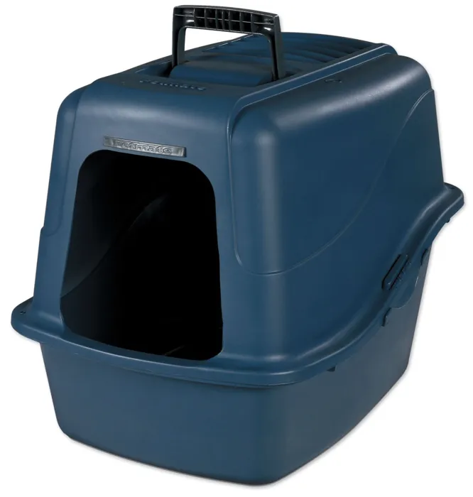 Hooded Pan Set Large White Hood/blue & Black Pans