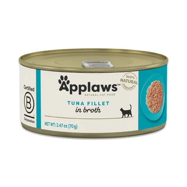 Applaws Cat Tuna Fillet In Broth 2.4oz