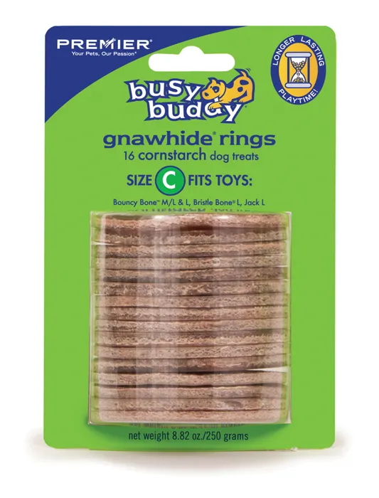 Cornstarch Rings Large Busy Buddy 16 Pc