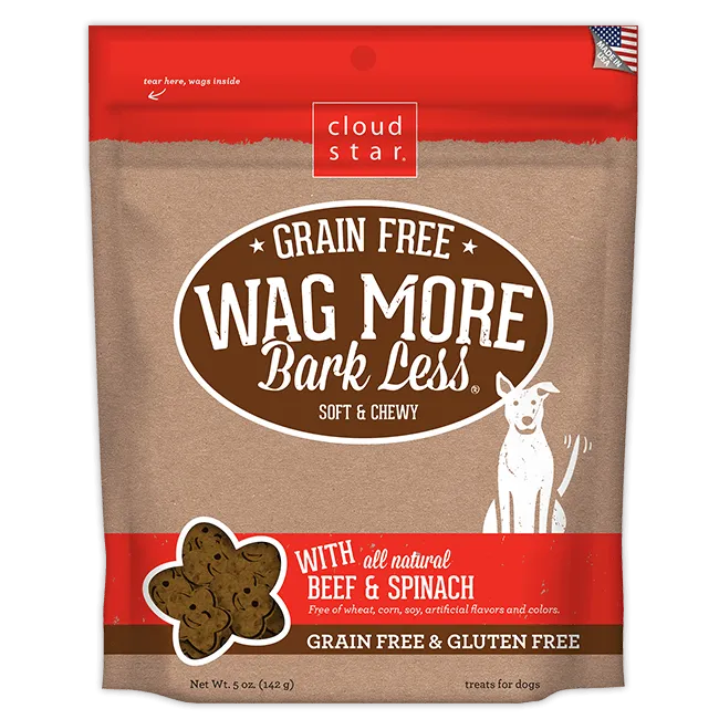 Bark Less Soft & Chewy Gf Bf & Spinach Trt 5-oz