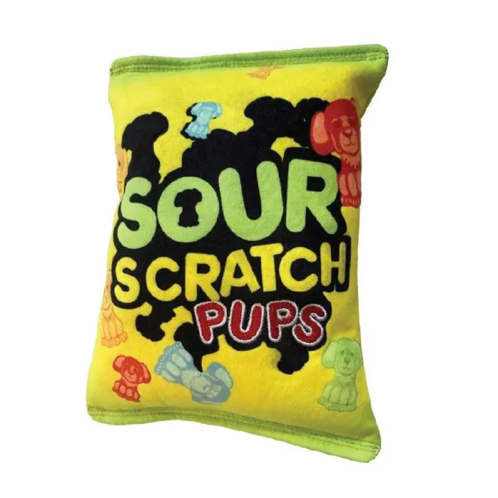 Lulubelles Sour Scratch Pups Candy Toy