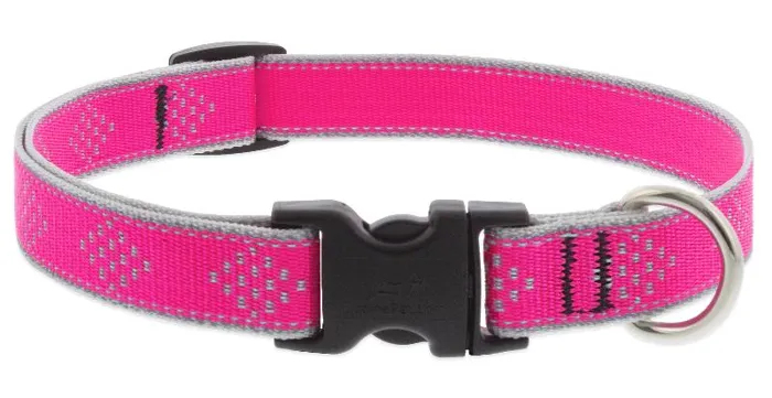 Lupine 1/2" Adj. Collar Pink Diamond 8-12"
