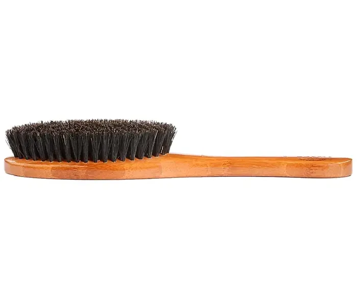 Bass Sm 100% Soft Boar Bristle Oval Bamboo Wood H