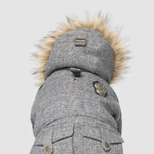 Alaskan Parka In Salt & Pepper 10"