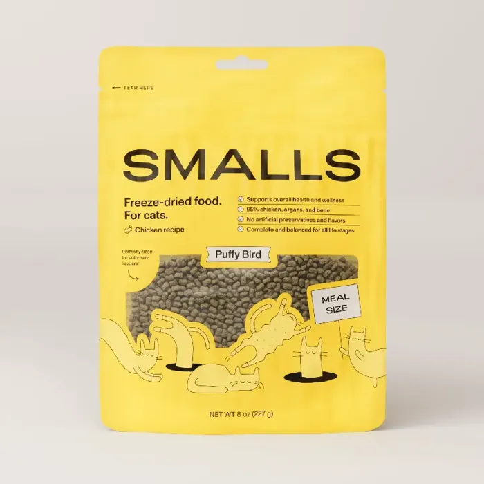 Smalls Cat FD Chicken Puffy Bird 3oz