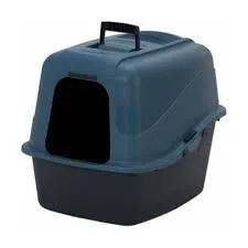 Hooded Pan Set Large White Hood/Blue & Black Pans