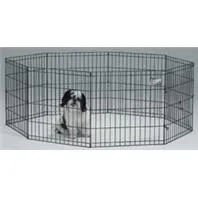Exercise Pen W/ Door Black 24"x24"