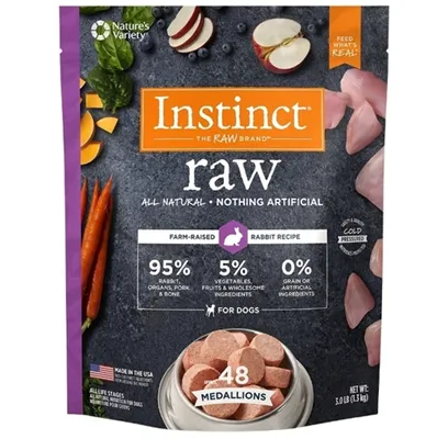 Nature's Variety Raw Frozen Rabbit Medallion 3 Lb