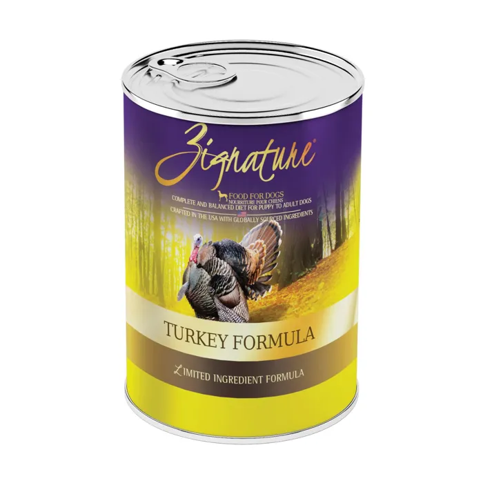 Zignature Turkey Dog Can 13oz