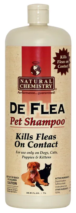 Natural Chemistry De Flea Shampoo 32 Oz