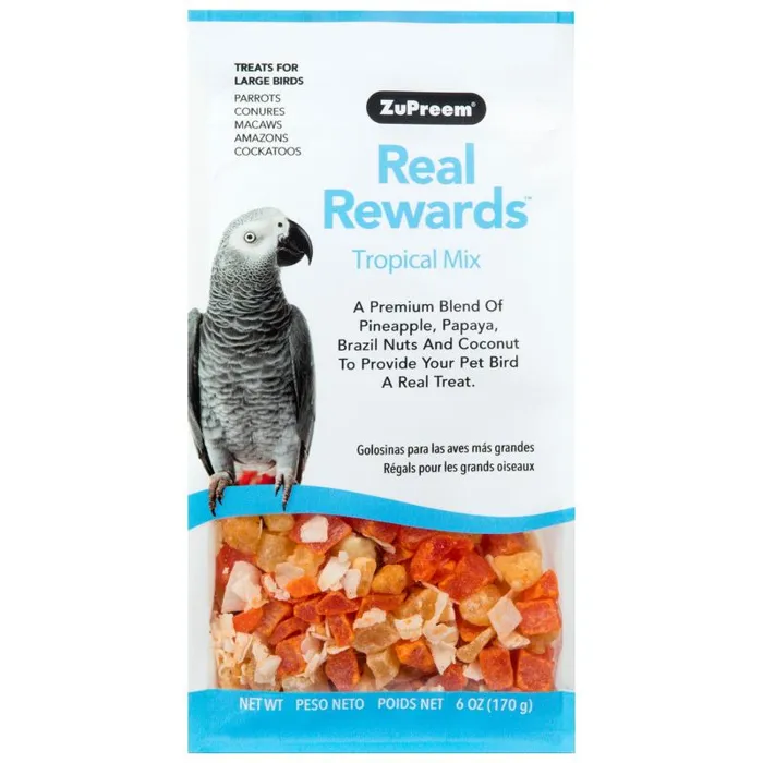 Real Rewards Tropical Mix Large Bird Treats 6 Oz
