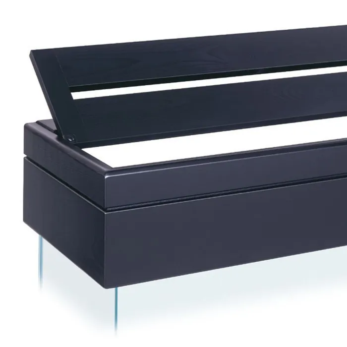 Pine Cabinet 48x18" Black