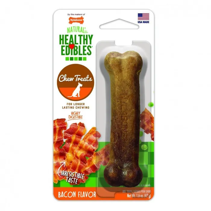 Edibles Bacon Ed Bone Dog Trt Petite 2-pack
