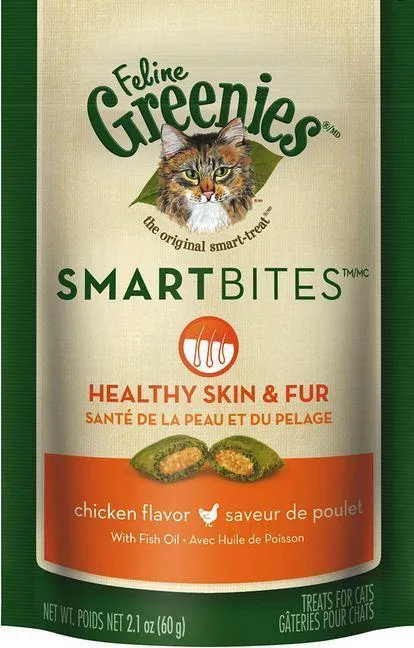 Feline Greenies Healthy Skin Chicken 2.1oz