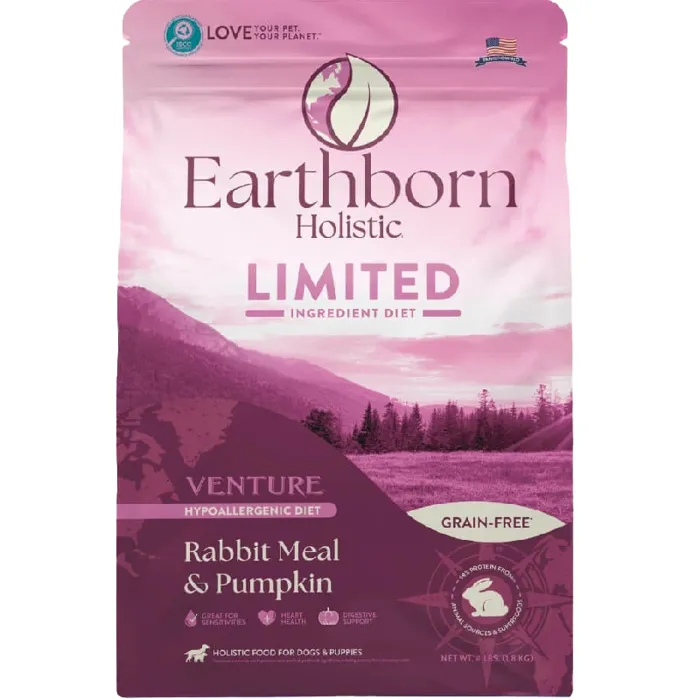 Venture Grain Free Rabbit Meal & Pumpkin Dry Dog Food 25-lb