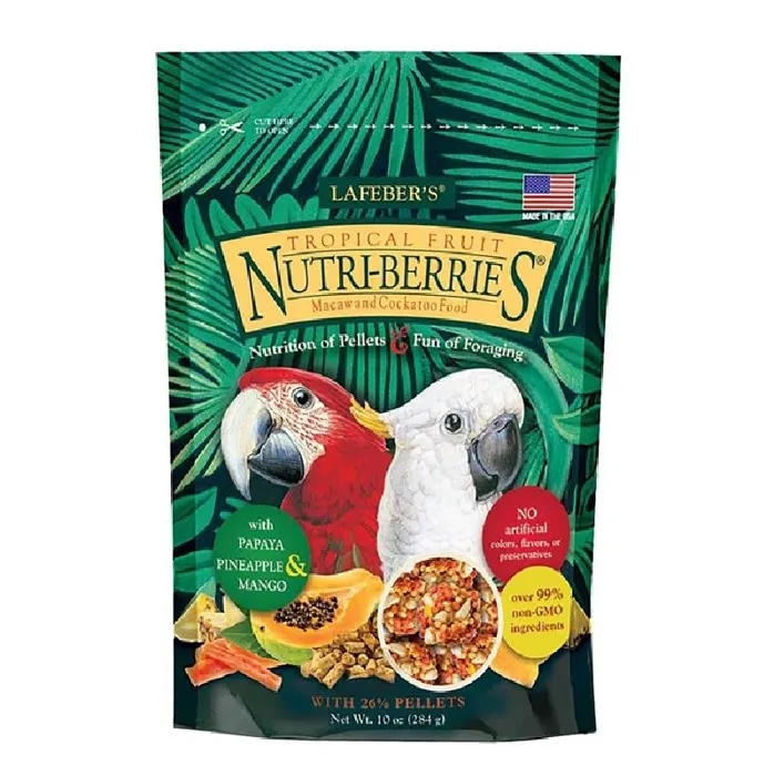 Tropical Fruit Nutri Berries Macaw Cackatoo 10 Oz